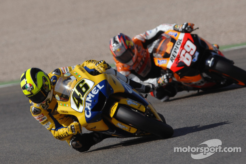 Titelstrijd met Valentino Rossi