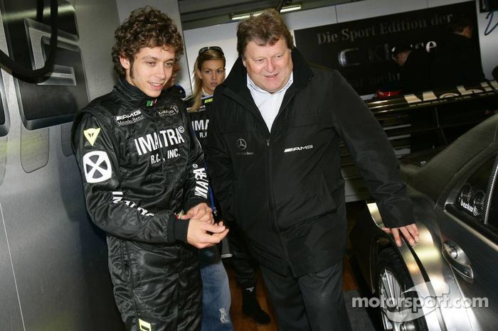 Valentino Rossi con Norbert Haug