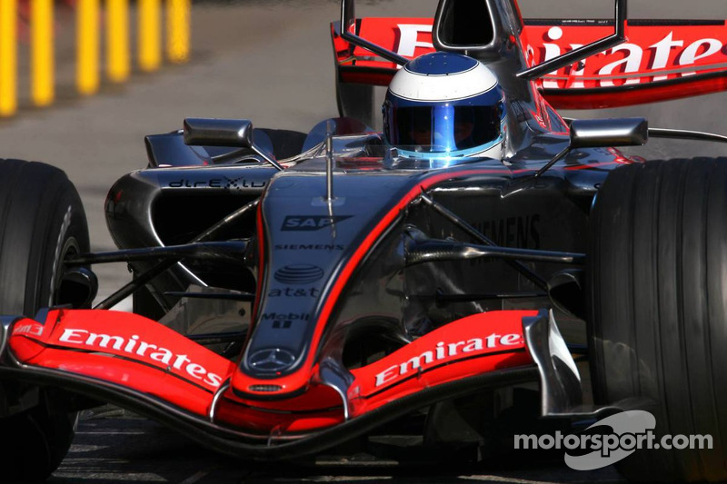 Mika Hakkinen, test driver for McLaren Mercedes