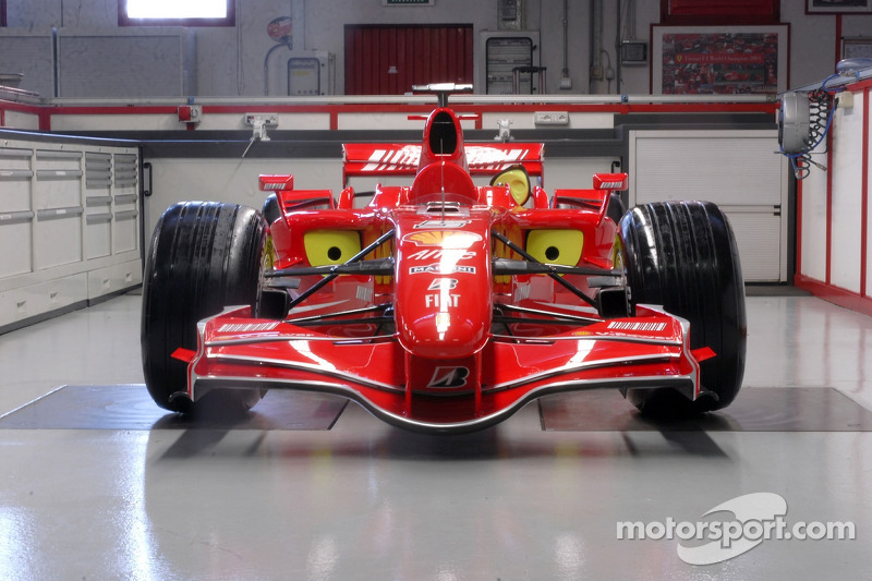 Preview of the new Ferrari F2007 in the Ferrari shop in Maranello