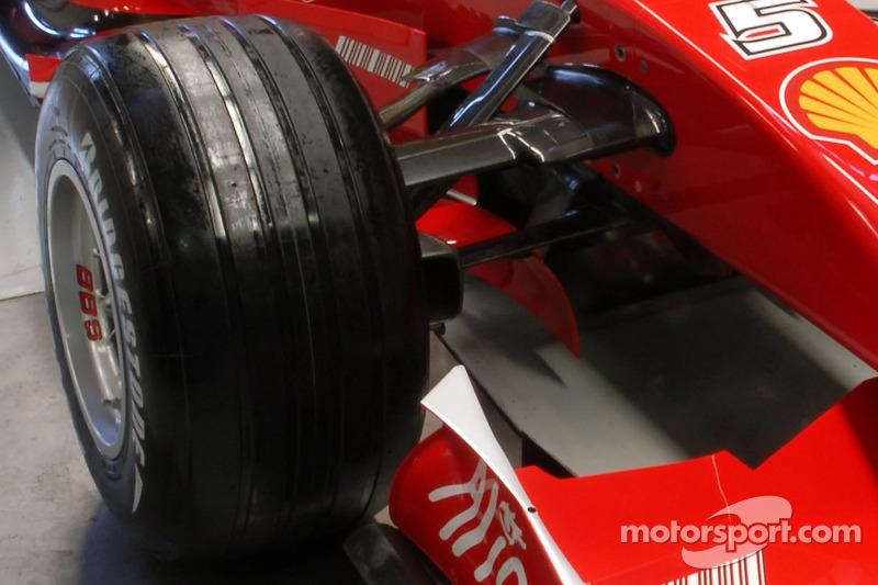 Detail of the new Ferrari F2007