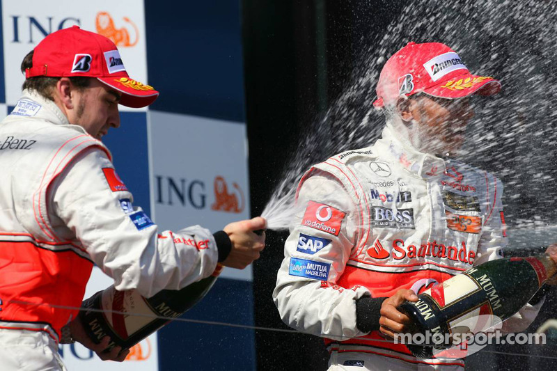 Fernando Alonso, 2º en el GP de Australia 2007