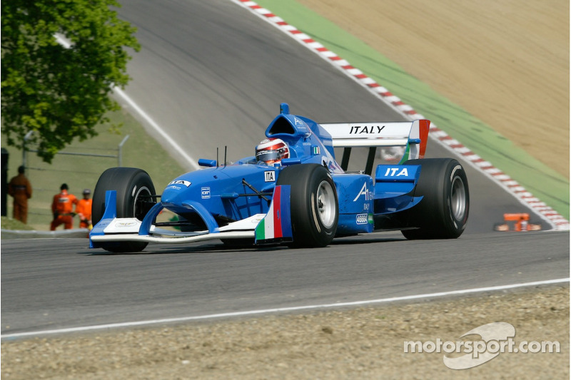 A1 Team Italy Lola A1GP of Enrico Toccacelo at Brands Hatch