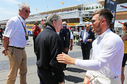 Will Stevens, Manor F1 Team avec Jean Todt, président de la FIA sur la grille