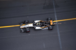 Sergio Perez, Sahara Force India F1 VJM08, zorgt voor vonken