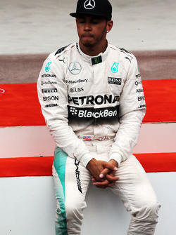 Lewis Hamilton, Mercedes AMG F1 no pódio