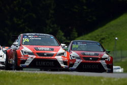 Pepe Oriola, SEAT Leon, Craft Bamboo Racing LUKOIL y Jordi Gene, SEAT Leon, Craft Bamboo Racing LUKO