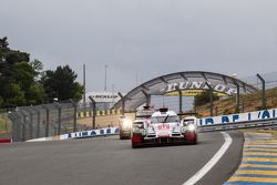 #9 Audi Sport Team Joest Audi R18 e-tron quattro: René Rast, Filipe Albuquerque, Marco Bonanomi