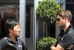Ромен Грожан, Lotus F1 Team и Айо Комацу, Lotus F1 Team