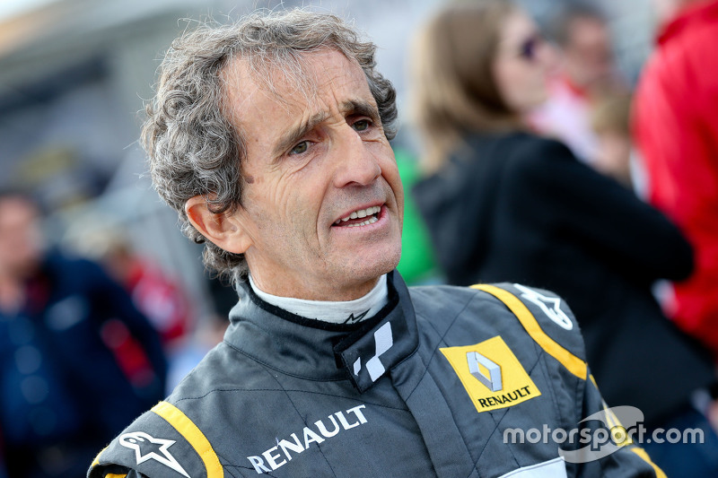 Alain Prost, at the Legends Parade