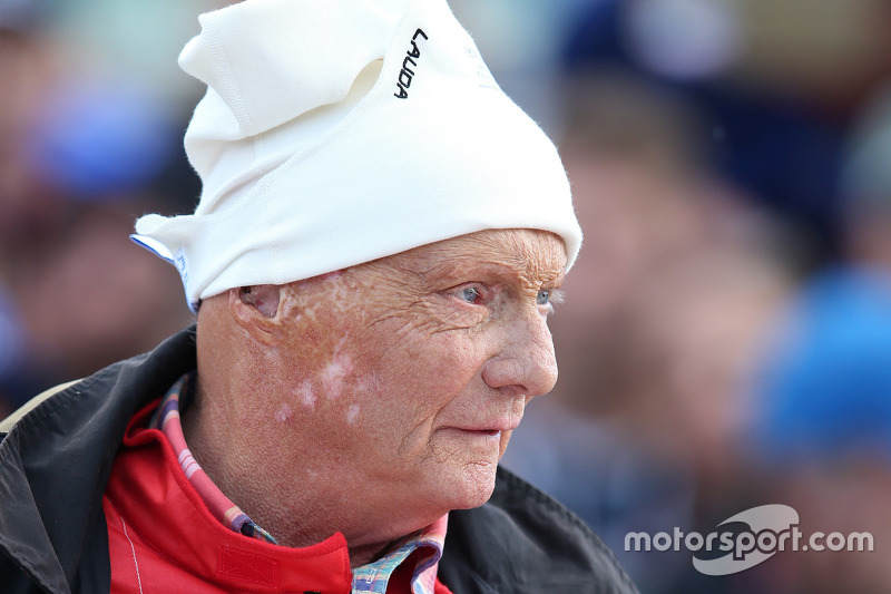 Niki Lauda, Mercedes Non-Executive Chairman at the Legends Parade