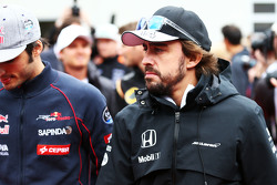 Фернандо Алонсо, McLaren на параде пилотов