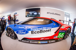 La nouvelle Ford GT aux spécifications GTE 2016, qui sera préparée par le Chip Ganassi Racing aux 24h du Mans 2016