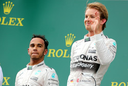 Nico Rosberg, Mercedes AMG F1 Team et Lewis Hamilton, Mercedes AMG F1 Team