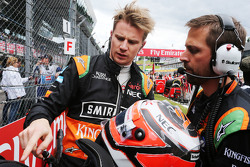 Nico Hulkenberg, Sahara Force India F1 en la parrilla