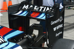 Williams detalle alerón trasero