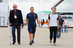 Didier Coton, Driver Manager con Antti Vierula, Personal Trainer e Kevin Magnussen, McLaren Tester e