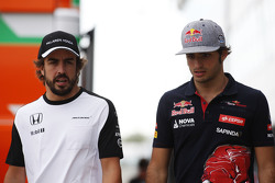 Фернандо Алонсо, McLaren и Карлос Сайнс мл., Scuderia Toro Rosso