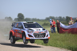 Hayden Paddon y John Kennard, Hyundai i20 WRC, Hyundai Motorsport