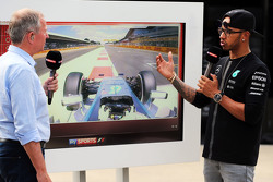 Мартін Брандл, Sky Sports Коментатор з Льюїс Хемілтон, Mercedes AMG F1