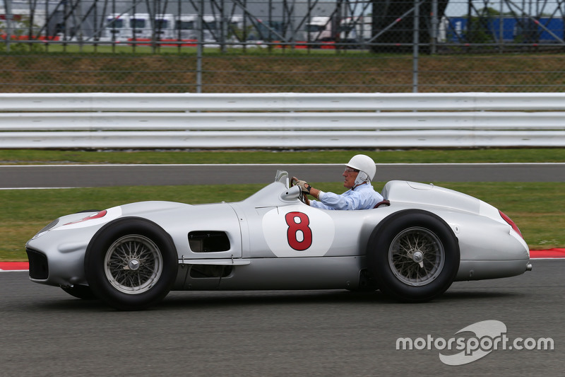 Stirling Moss, in the Mercedes W196