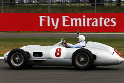 Stirling Moss, in the Mercedes W196