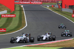 Felipe Massa, Williams FW37 lidera a Valtteri Bottas, Williams FW37