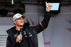 Nico Hulkenberg, Sahara Force India F1 lors du concert d'après-course