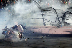 Austin Dillon, Richard Childress Racing Chevrolet y su coche al final de la carrera