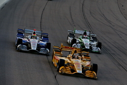 Ryan Hunter-Reay y Justin Wilson and Carlos Munoz, Andretti Autosport Hondas