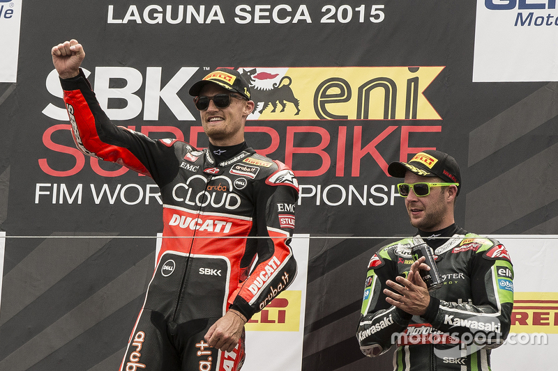 Podium: 1. Chaz Davies, Ducati Team; 3. Jonathan Rea, Kawasaki Racing