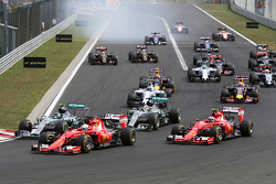 Largada, Sebastian Vettel, Scuderia Ferrari