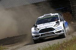 Ott Tanak y Molder Raigo, M-Sport Ford Fiesta WRC