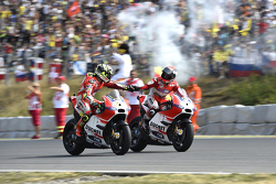 Andrea Iannone et Andrea Dovizioso, Ducati Team