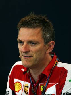 James Allison, director técnico de chasis de Ferrari en la conferencia de prensa de la FIA