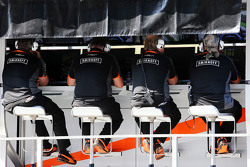Le muret des stands Sahara Force India F1 Team