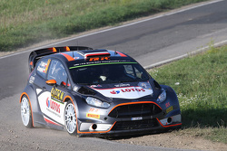 Robert Kubica y Maciek Szczepaniak, Ford Fiesta WRC