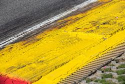 The kerb at Eau Rouge