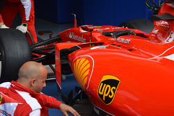 Ferrari, dettaglio sul sidepod