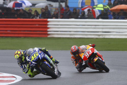 Valentino Rossi, Yamaha Factory Racing et Marc Marquez, Repsol Honda Team