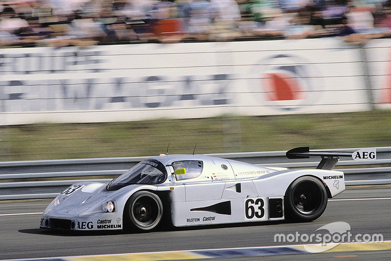 #63 Team Sauber Mercedes Sauber-Mercedes C9: Jochen Mass, Manuel Reuter, Stanley Dickens