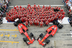 Scuderia Ferrari team fotoshoot