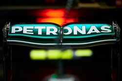 Mercedes AMG F1 Detalle del alerón trasero