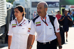 Monisha Kaltenborn, Sauber Team Principal com Peter Sauber