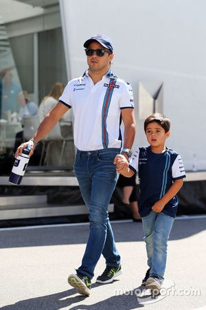 Felipe Massa, Williams con su hijo Felipinho Massa