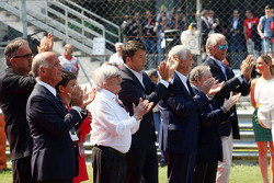 Dr Angelo Sticchi Damiani, Aci Csai, Sergio Marchionne, Ferrari e CEO da Fiat Chrysler Automobiles, Bernie Ecclestone, Matteo Renzi, Primeiro Ministro da Itália, Gian Luca Galletti, Ministro e Jean Todt, FIA