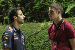Daniel Ricciardo, Red Bull Racing with Paul di Resta, DTM Driver