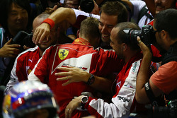 Vencedor Sebastian Vettel, Ferrari