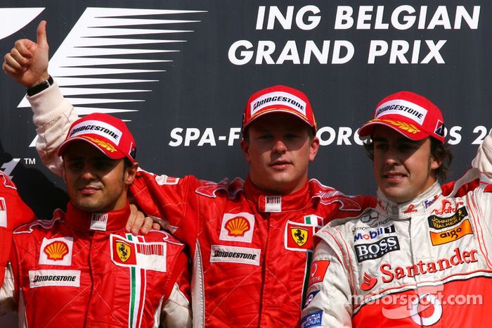 49- Fernando Alonso, 1º en el GP de Bélgica 2007 con McLaren