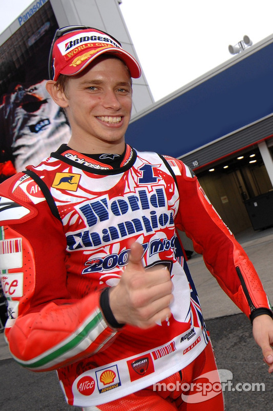 Святкування чемпіона MotoGP 2007 Кейсі Стоунера